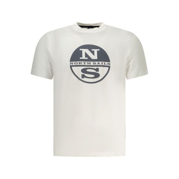 North Sails White Cotton Men Men's T-Shirt